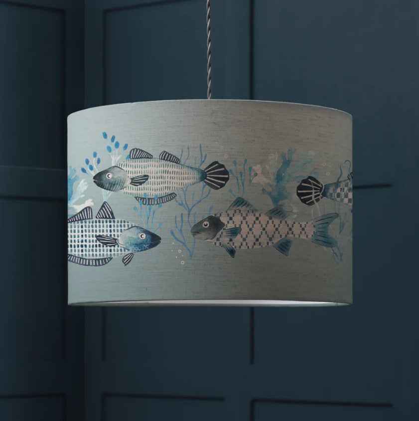 Barbeau Seafoam Lamp Shade