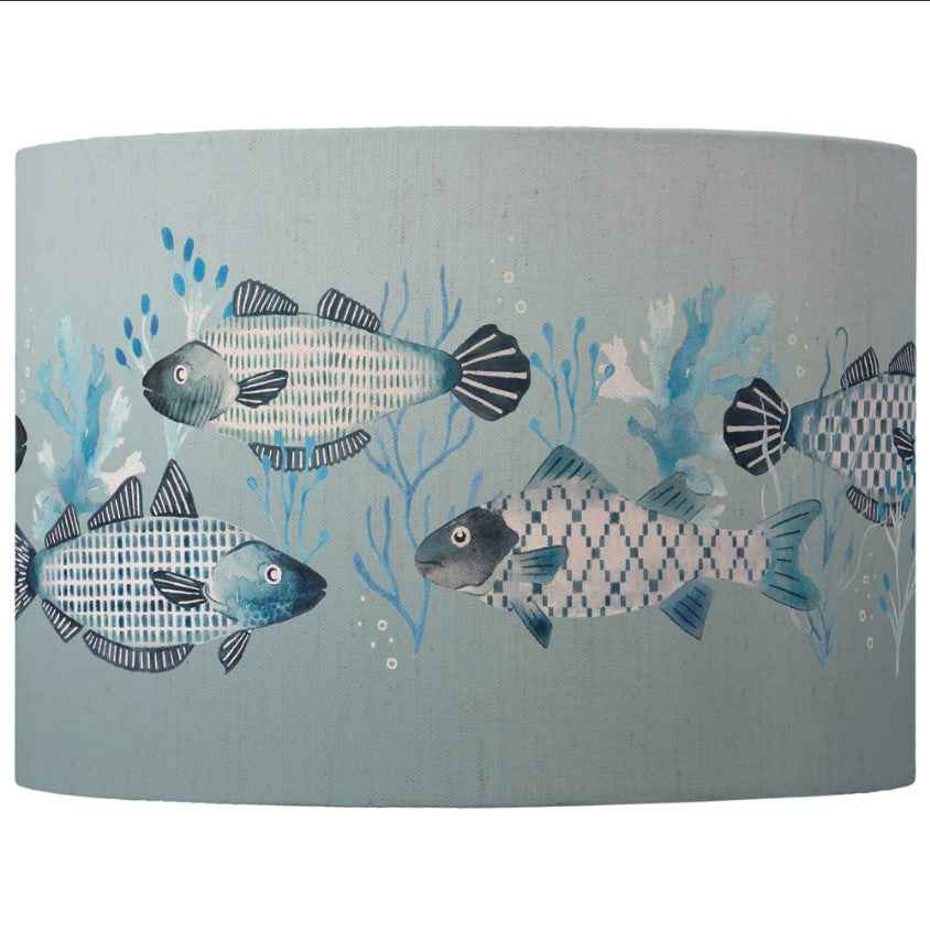 Barbeau Seafoam Lamp Shade