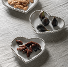 Beaded Heart Plate (Set of 3) - WowCornwall