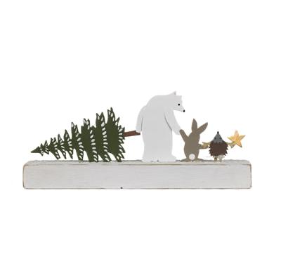 Bear and Friends Block Long Decoration by Shoeless Joe - WowCornwall