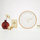 Beige Wood Moon Lunar Phase Clock - WowCornwall