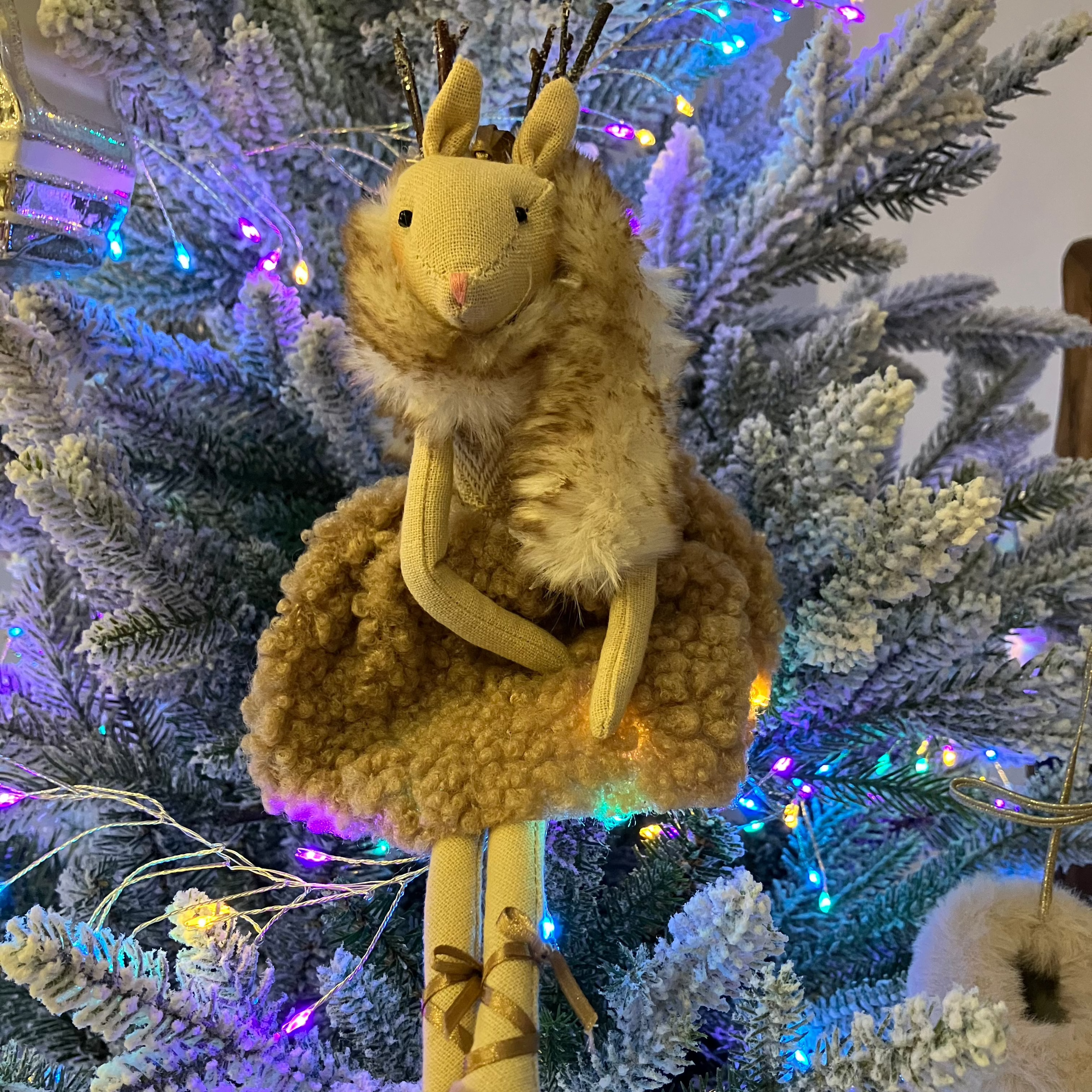 Bella ballerina elk Christmas Decoration - WowCornwall