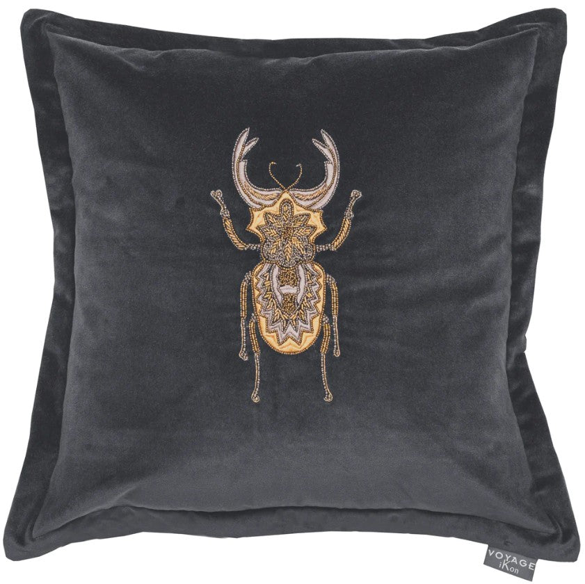 Bellatrix Cushion Cover Slate - WowCornwall