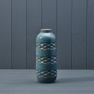 Blue Ceramic Vase (25.5cm)	