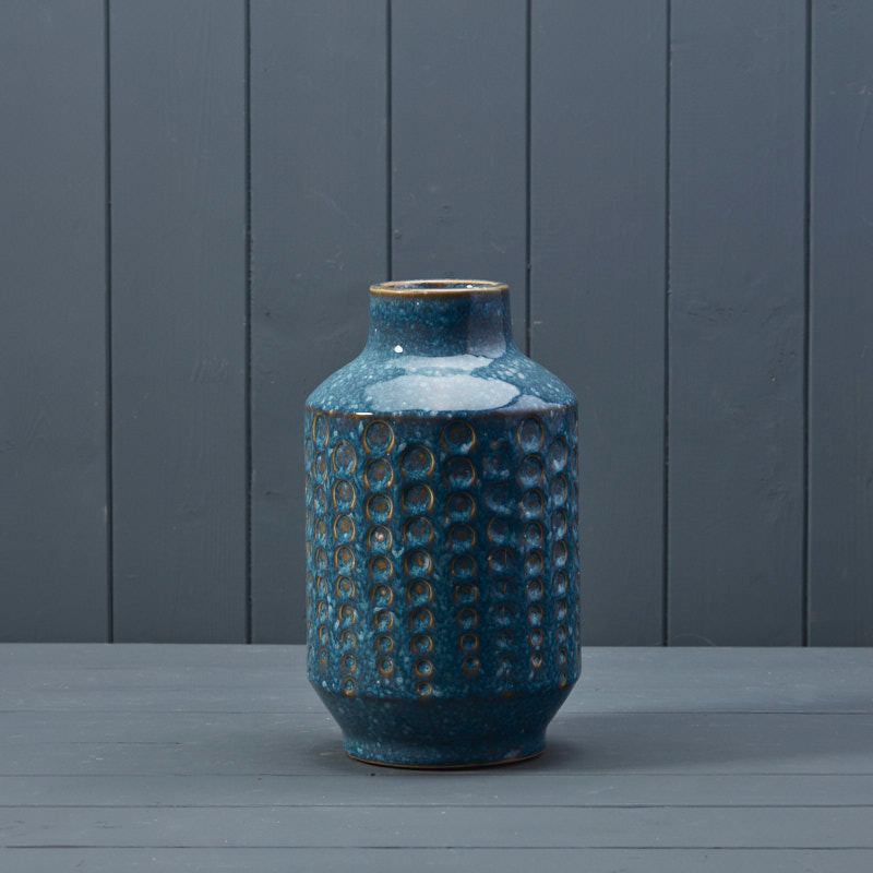 Blue Ceramic Vase