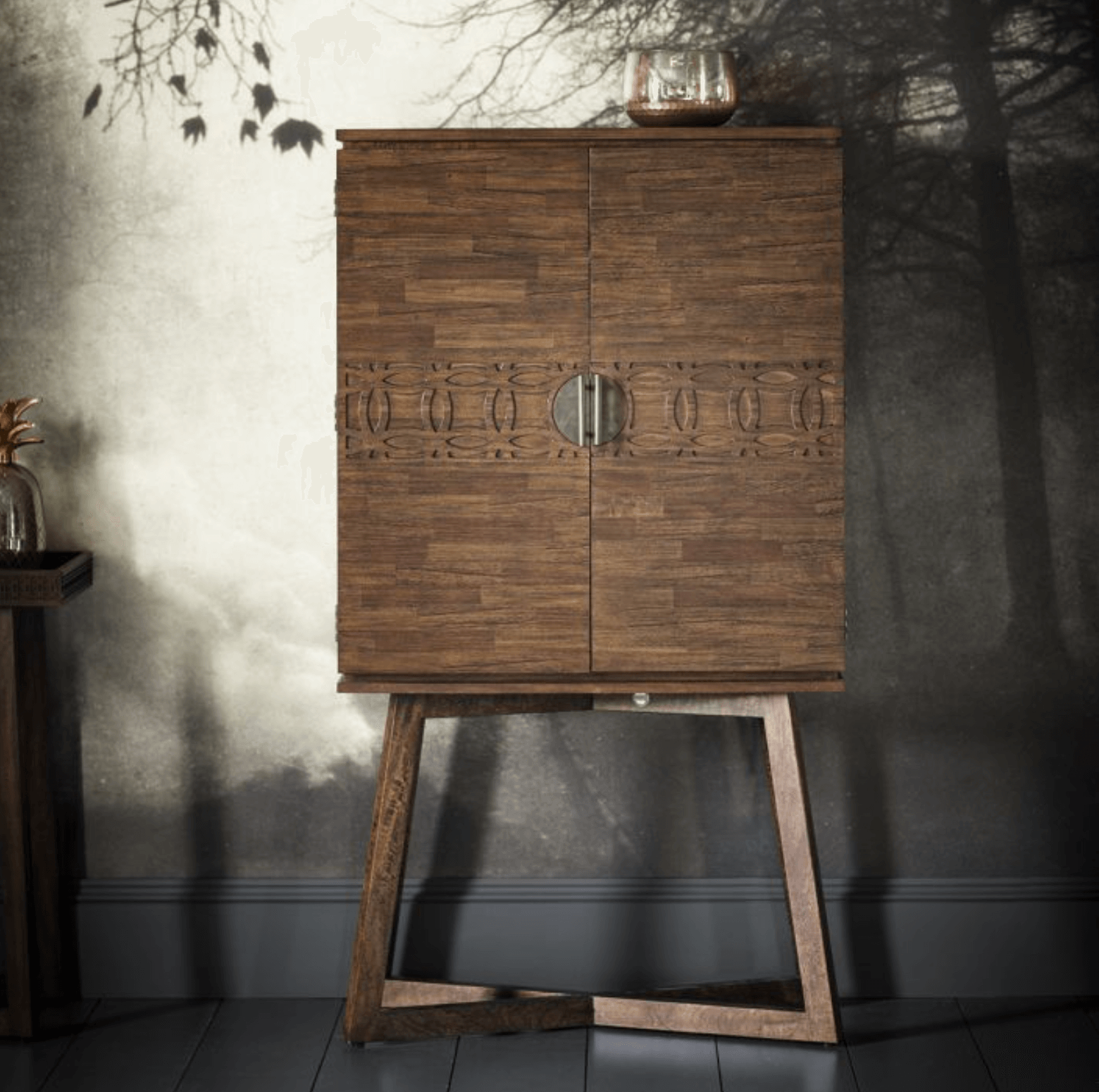 Boho Retreat Cocktail Cabinet 850x400x1570mm - WowCornwall