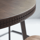 Boho Retreat Round Dining Table 1200x1200x750mm - WowCornwall