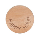 Acacia Wood Bottle stopper Happy hour - WowCornwall