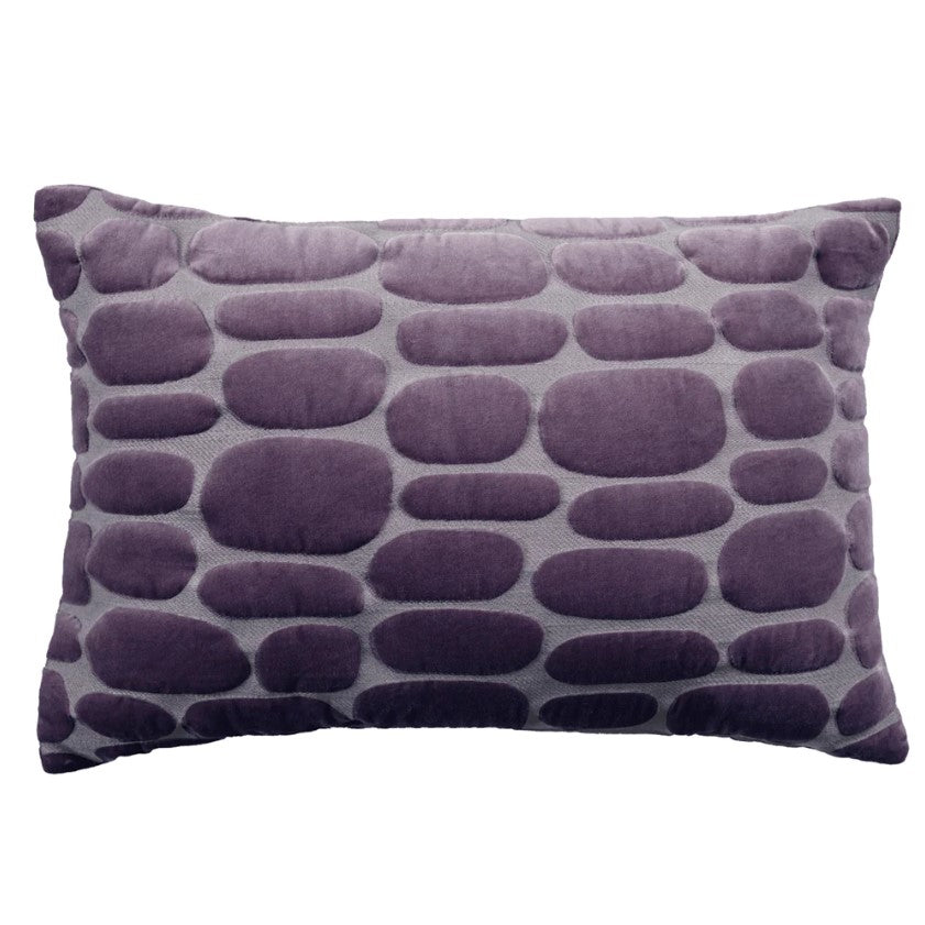 Plum Pebble Cushion - WowCornwall