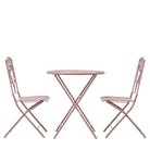 Brindisi 2 Seater Bistro Set Coral