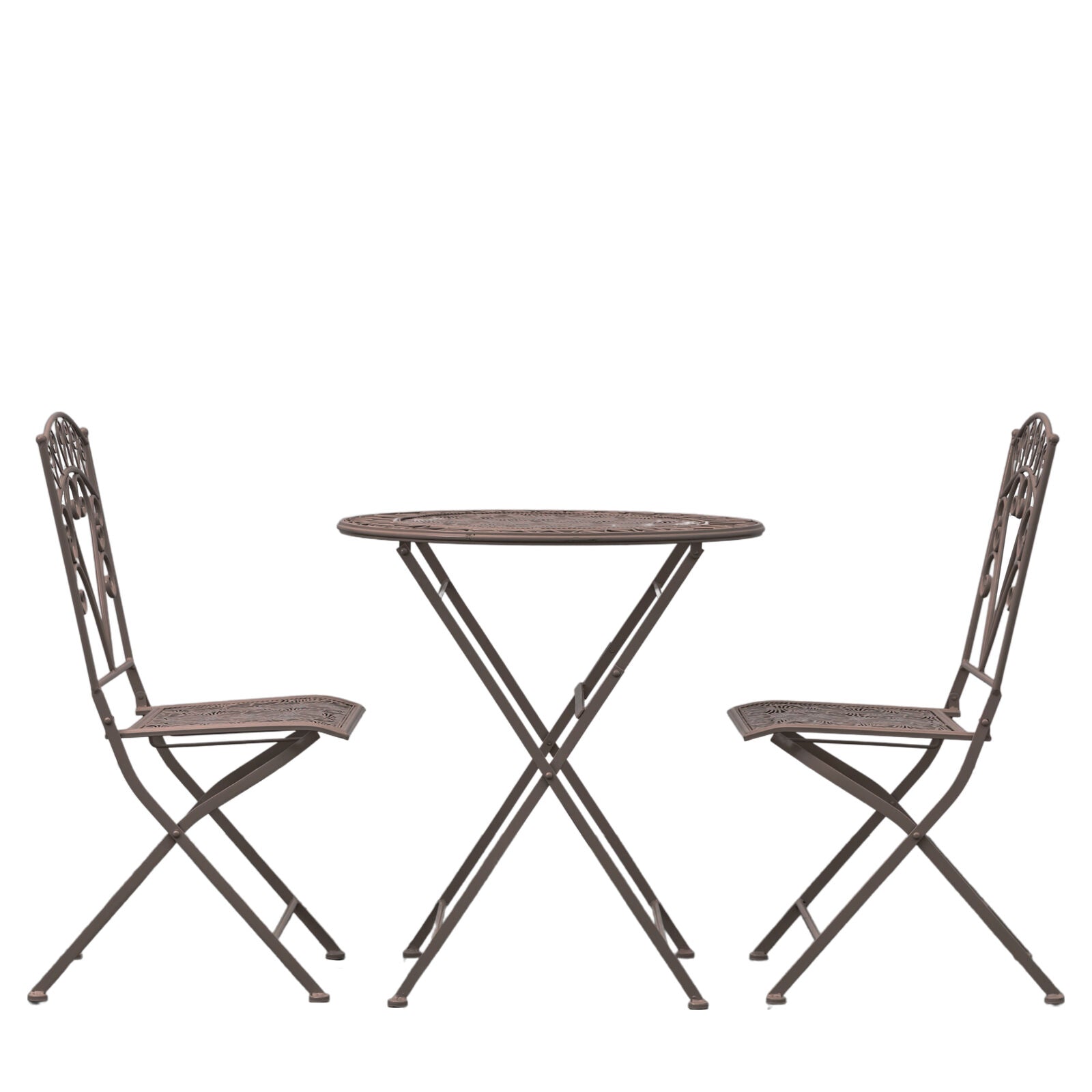 Brindisi 2 Seater Bistro Set Noir