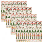 Christmas Celebration Festive Set of 4 Placemats Multicolour - WowCornwall