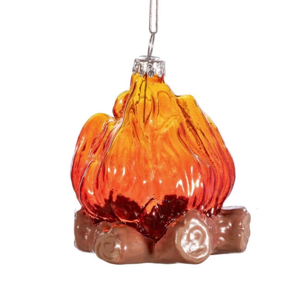Campfire Christmas Bauble - WowCornwall