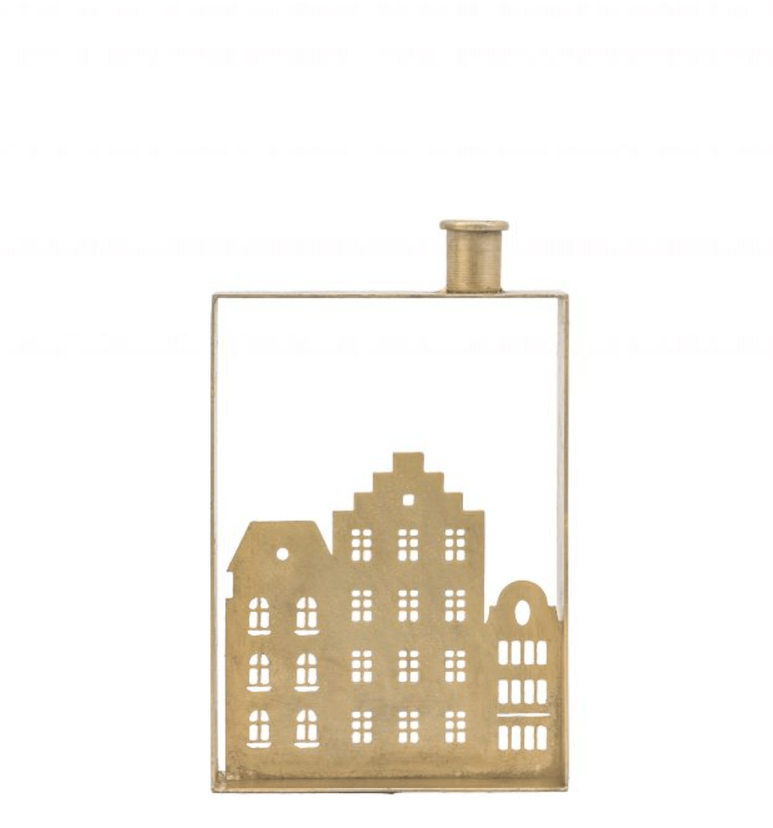 Casa Candleholder Small Gold - WowCornwall