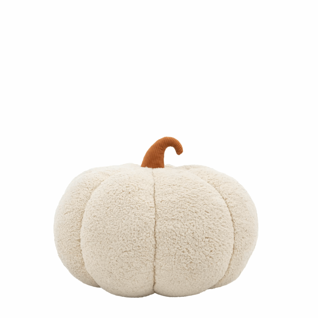 Boucle Pumpkin Floor Cushion - WowCornwall