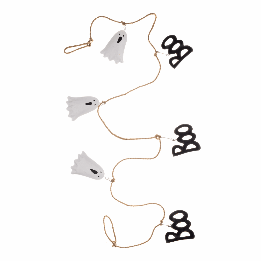 Boo & Ghost Garland - WowCornwall