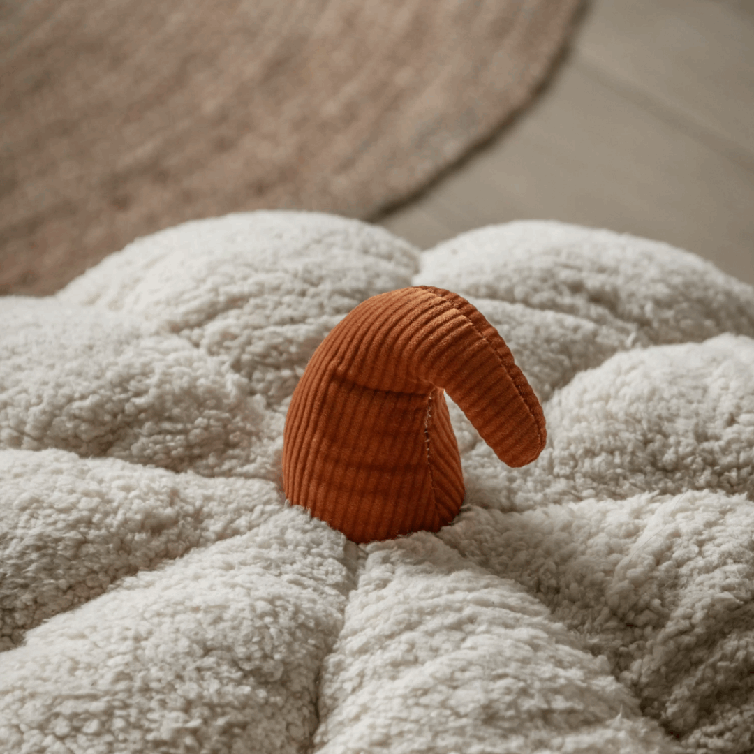 Boucle Pumpkin Floor Cushion - WowCornwall