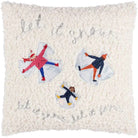 Christmas Together Snow Angels Cushion