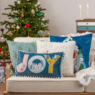 Christmas Together Snow Angels Cushion