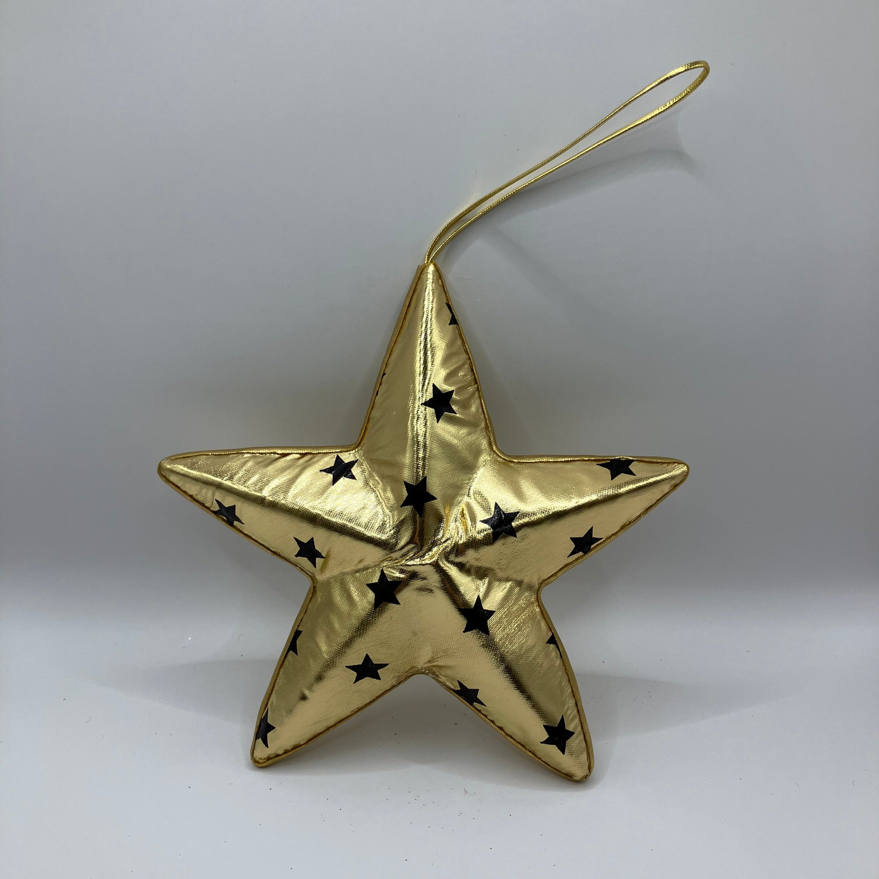 CIrcus Gold Star Christmas Decoration - WowCornwall
