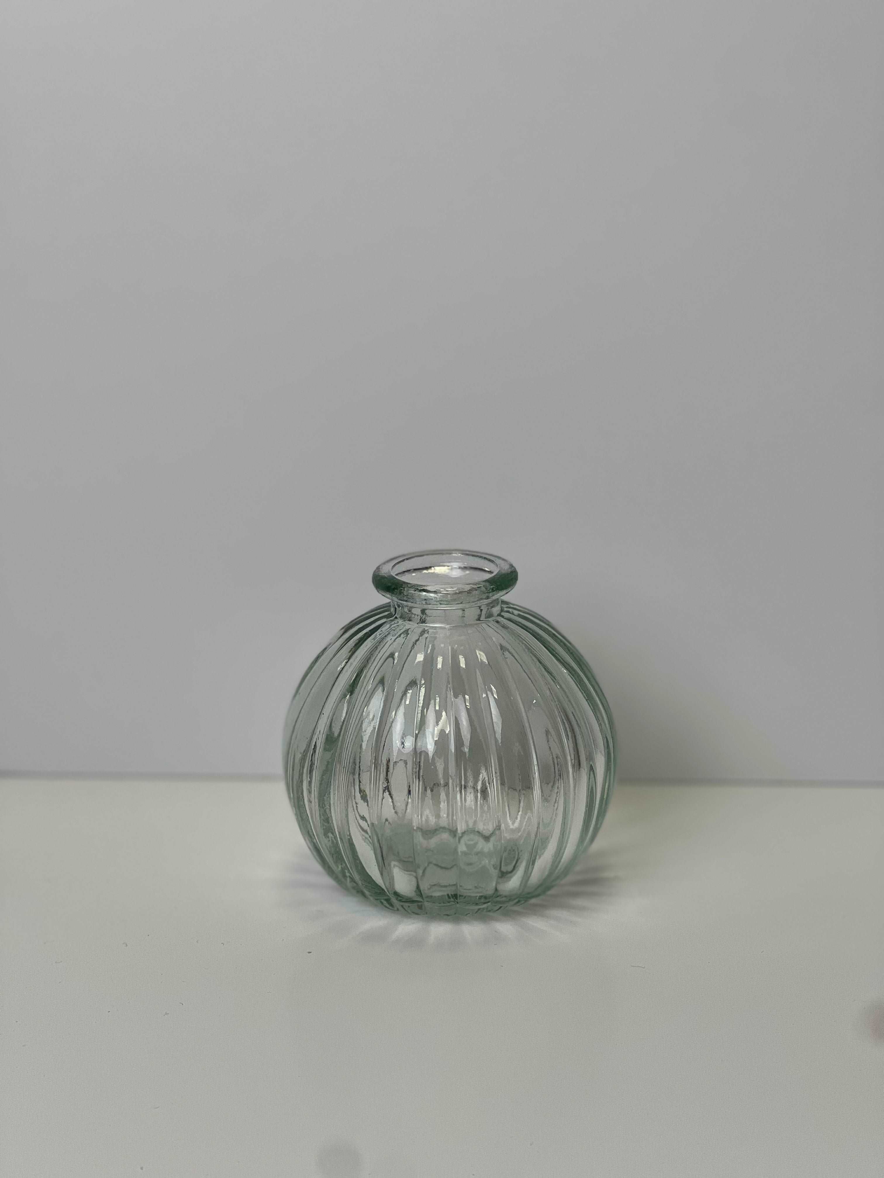 Clear Round Bottle - WowCornwall