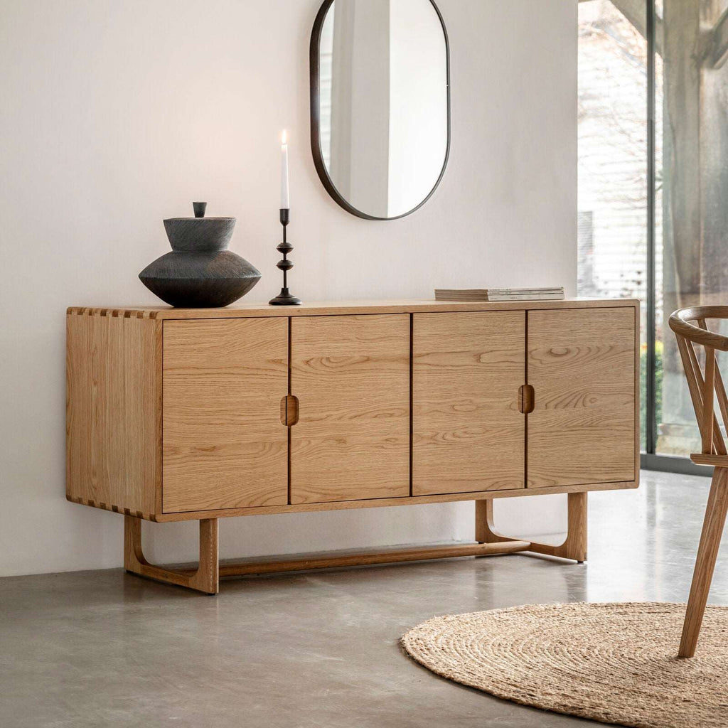 Craft 4 Door Sideboard Natural