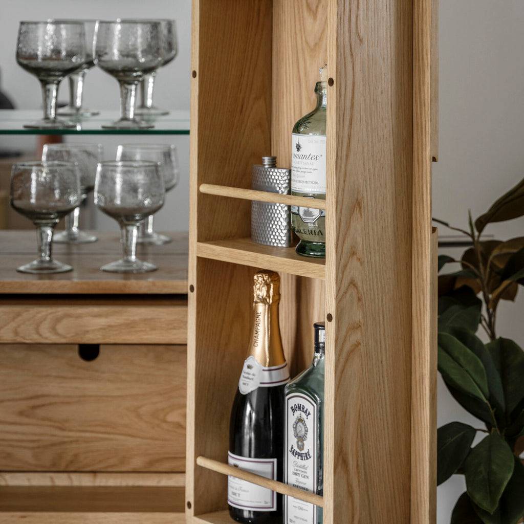 Craft Cocktail Cabinet Natural