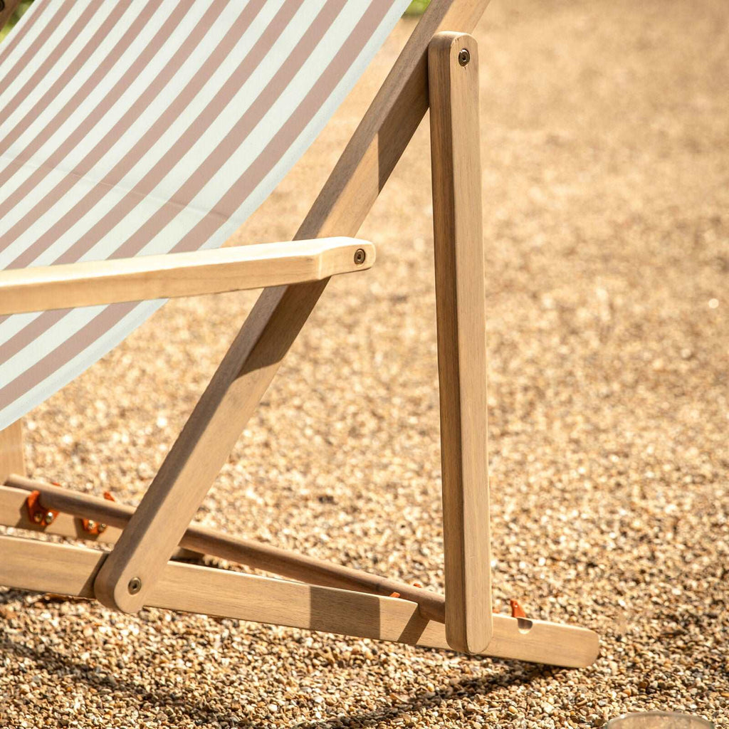 Creta Deck Chair Clay Stripe