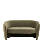 Curvo 2 Seater Sofa Moss Green