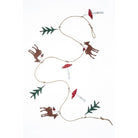 Deer and toadstool Garland Christmas Decoration by Shoeless Joe - 120cm - WowCornwall