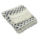 Dhadit Stripe Throw – Grey