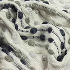 Dhadit Stripe Throw – Grey