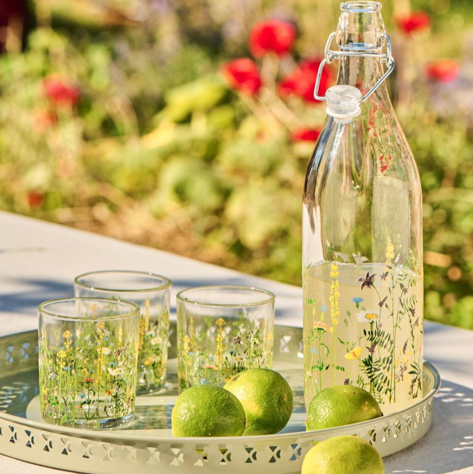 Drinking glass Summer Field - WowCornwall