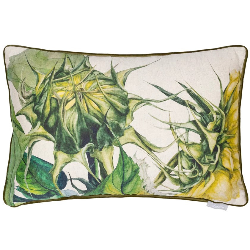 Marie Burke Easton Cushion in Fern - WowCornwall