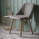 Elliot Dining Chair Slate Grey (2pk) 570x610x840mm - WowCornwall