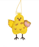 Felt Chick with Egg - WowCornwall