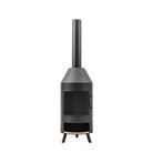 Firenze Chiminea with Pizza Shelf 500x500x1835mm - WowCornwall