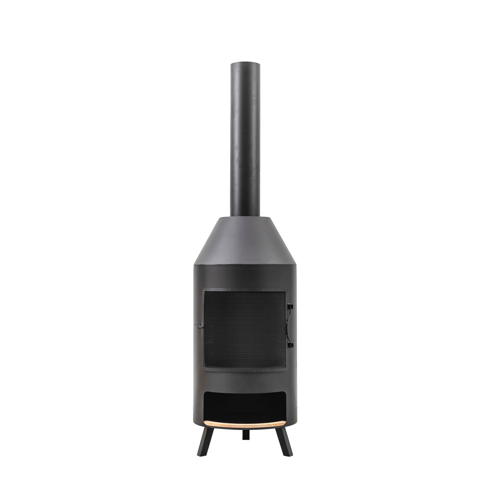 Firenze Chiminea with Pizza Shelf 500x500x1835mm - WowCornwall