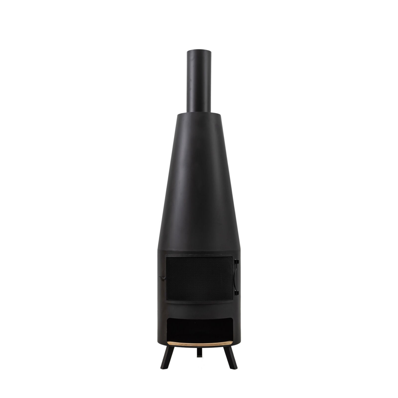 Foligno Chiminea with Pizza Shelf 500x500x1865mm - WowCornwall