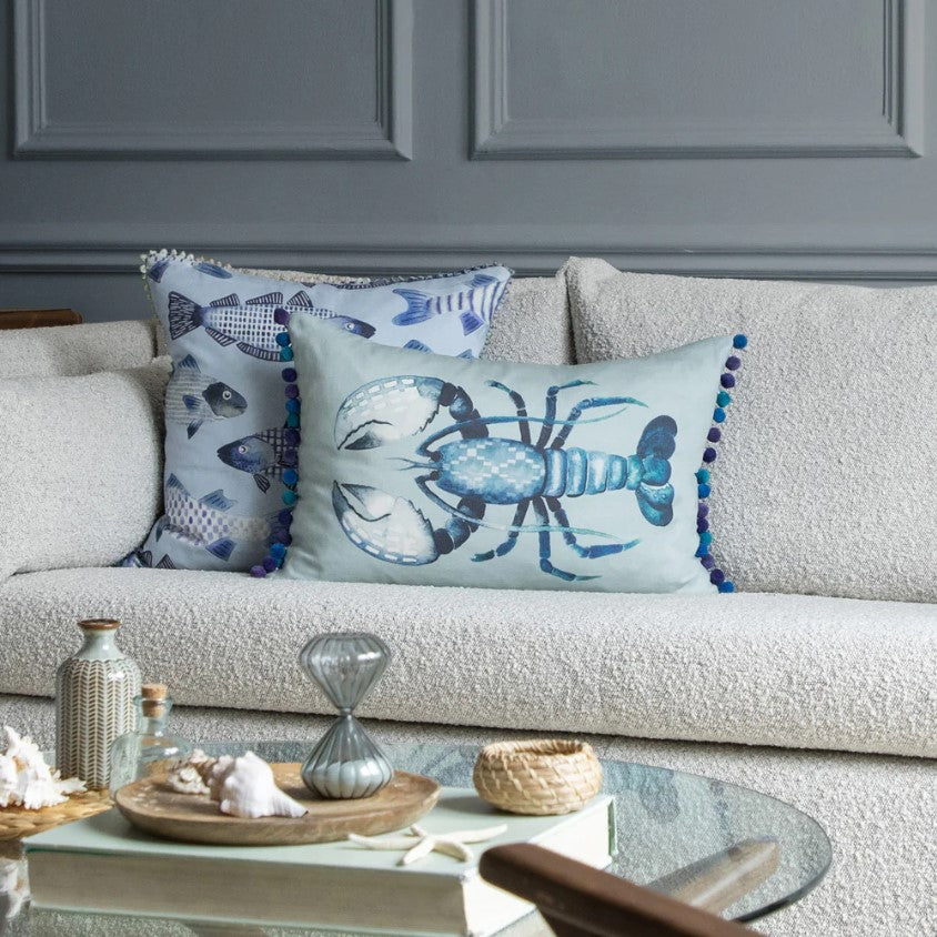 Gerroa Cushion Seafoam - WowCornwall