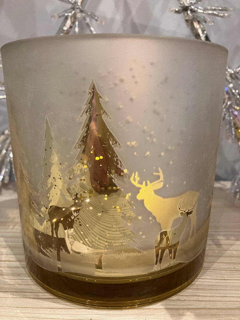 Gold Deer Candle Holder - WowCornwall