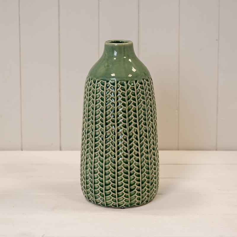 Green Ceramic Vase – 28.5cm