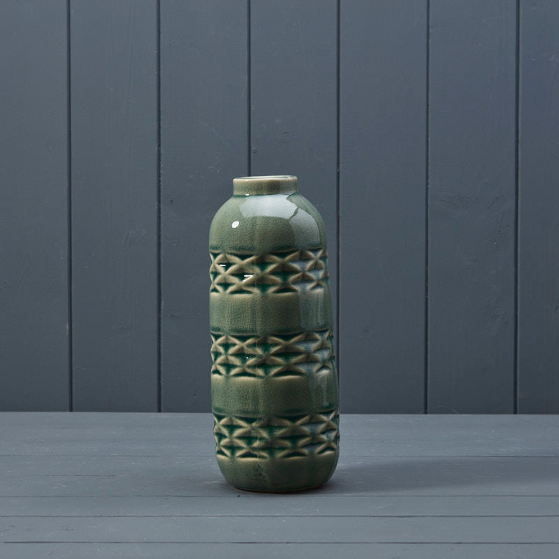 Green Ceramic Vase (25.5cm)