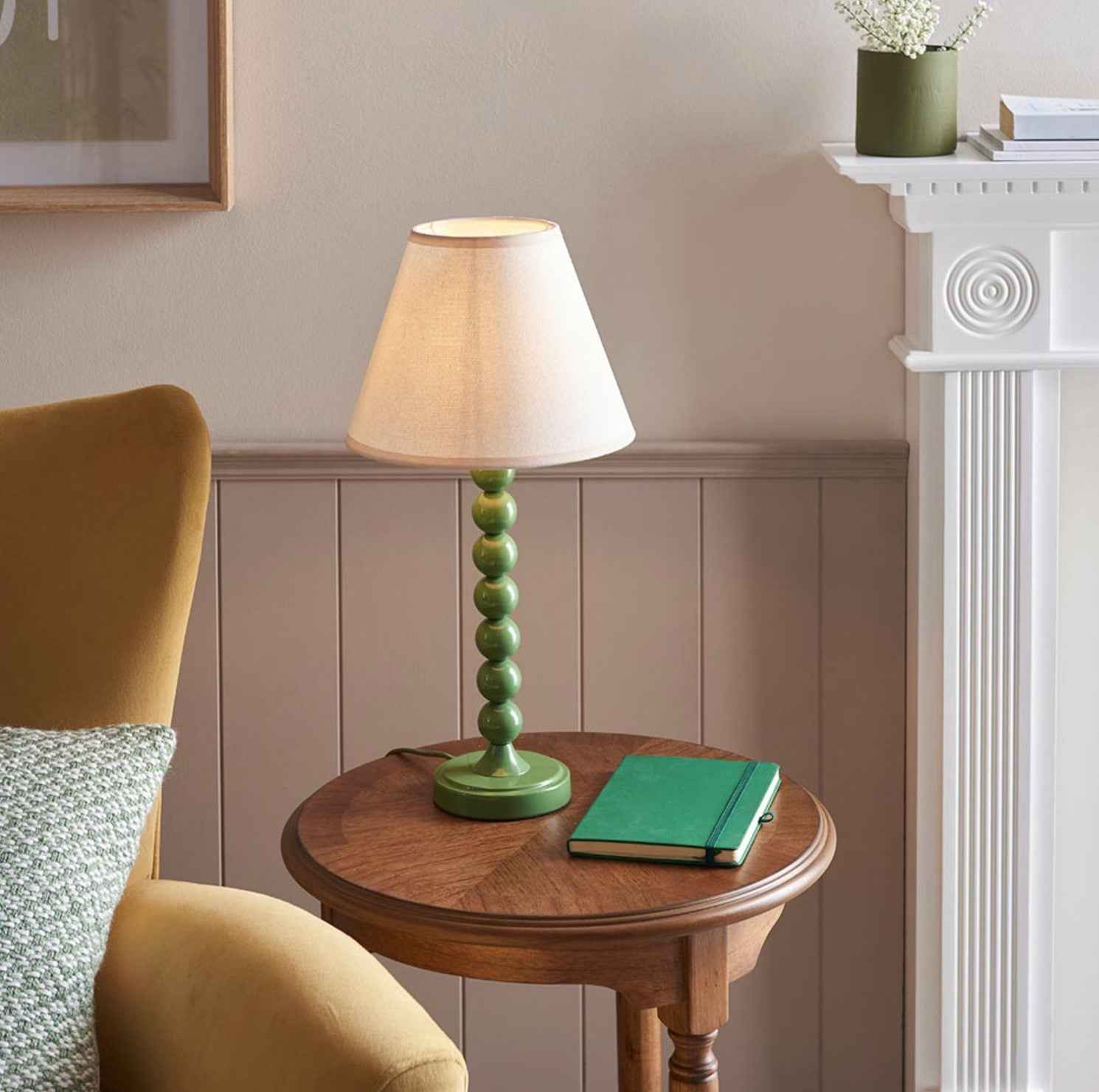 Bobbin Table Lamp - French Green