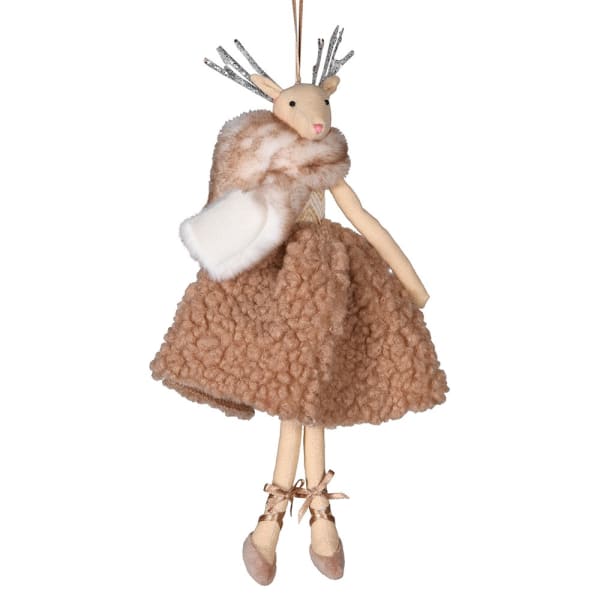 Bella ballerina elk Christmas Decoration - WowCornwall