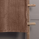 Haze Velvet Quilted Throw – Coral
