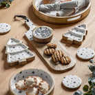 Starry Xmas Tree Nibbles Platter Large - WowCornwall