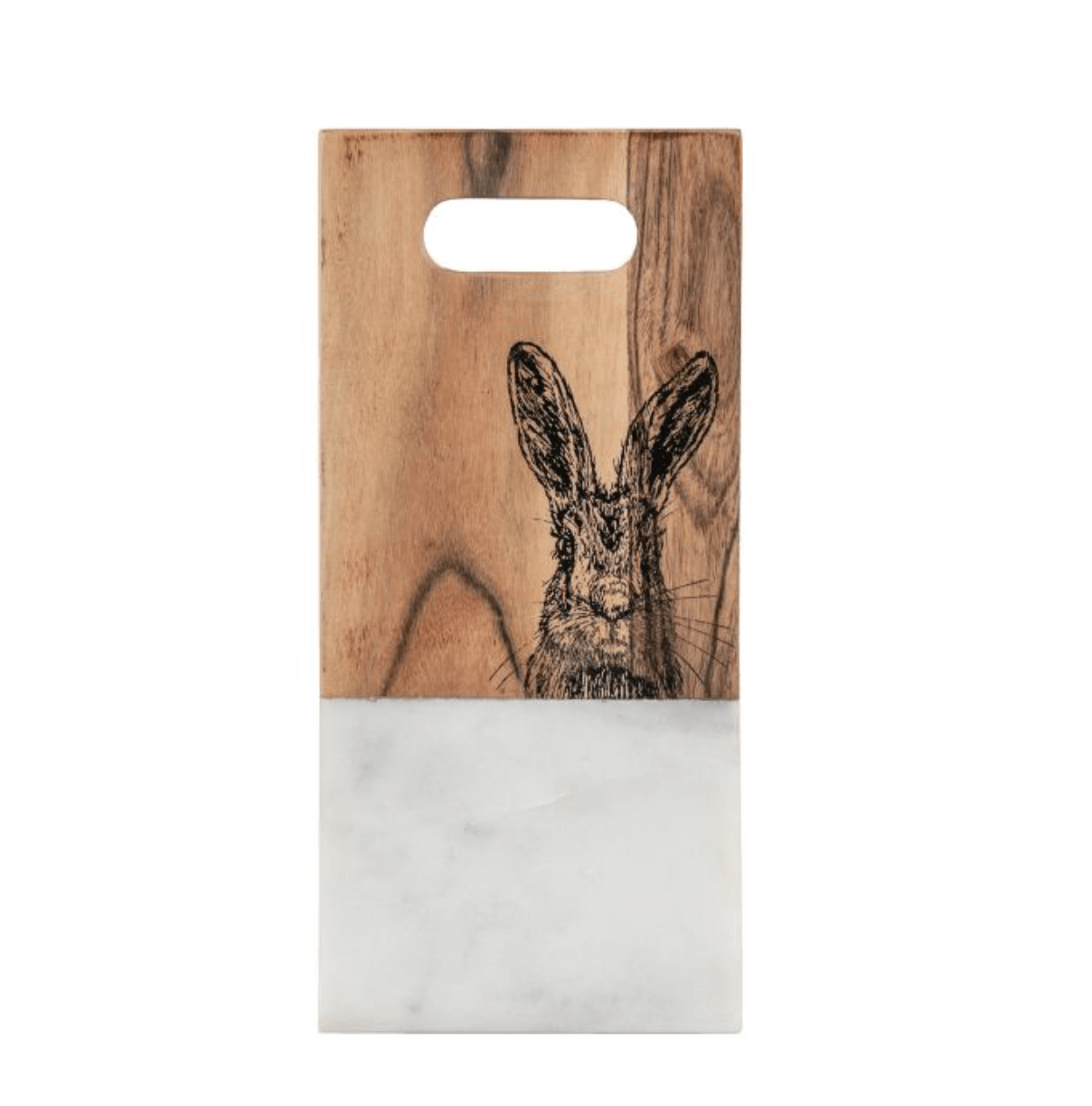 Hare Board Small White Marble - WowCornwall