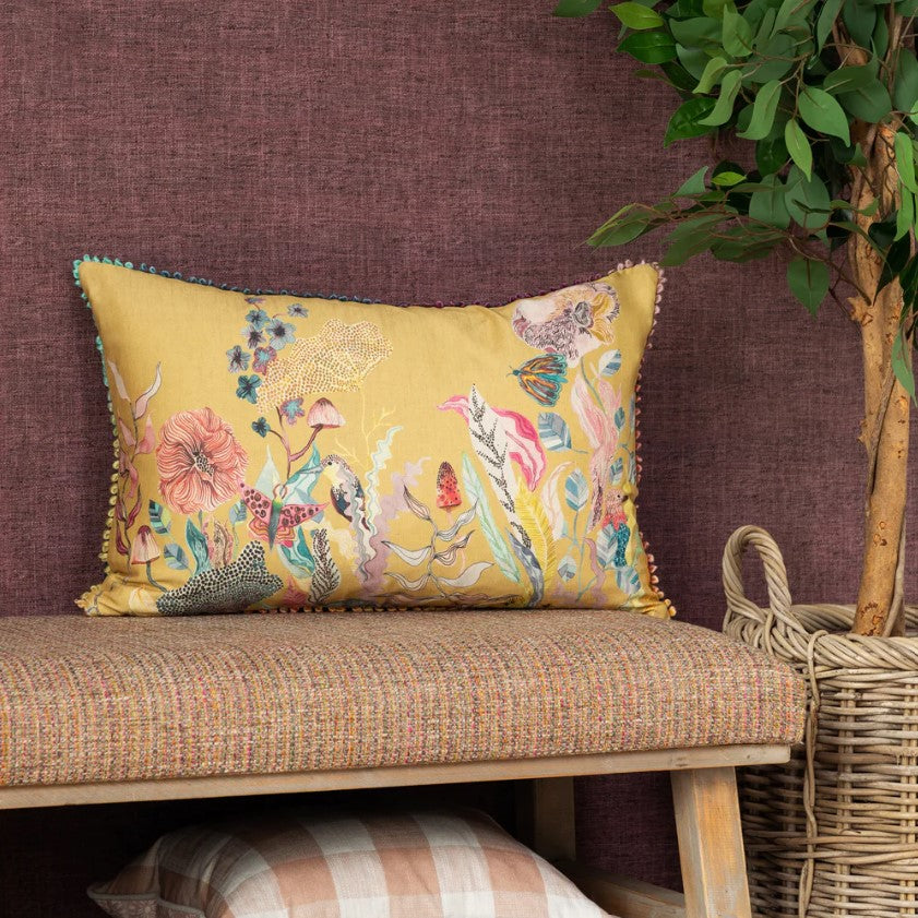 Marigold Hawthorn Tree Cushion - WowCornwall