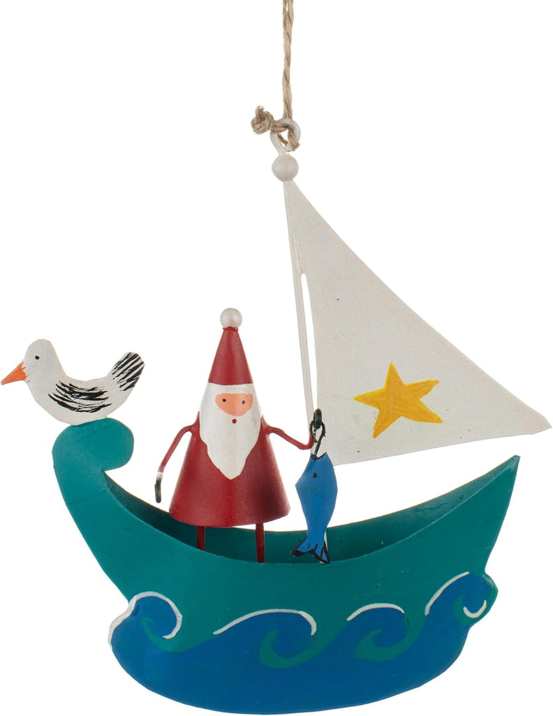 High Seas Santa Hanging Decoration - WowCornwall